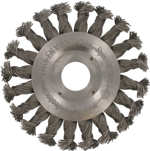 Rotec Rondborstel 125x0.5mm Getordeerd Staaldraad