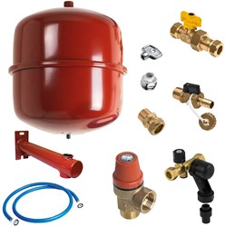 Bonfix CV Aansluitset Met Reflex Expansievat 25 liter vat
