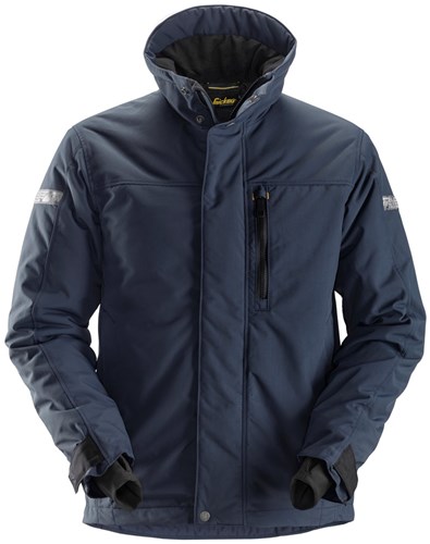 Snickers 1100 AllroundWork Isolerend Jack Navy-Zwart XL