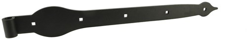 GB Heng 600x45mm Voor Pen Ø16 Klassiek Model Zwart Gecoat