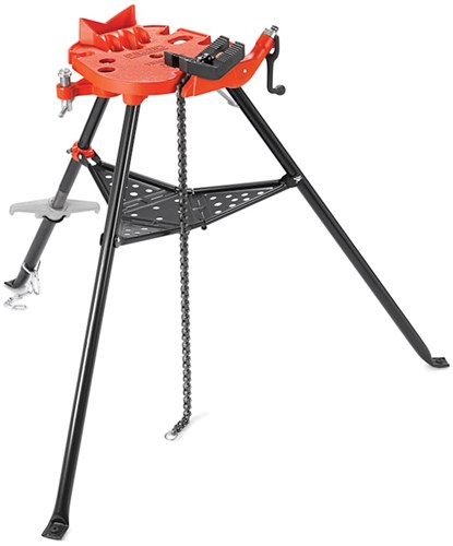 Ridgid 460-6 Draagbare Pioneerwerkbank Tristand Kettingklem
