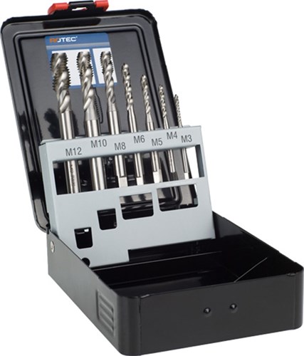 Rotec Machinetappenset M3-M12 7-Delig Blind (1 Set)