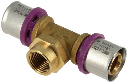 Bonfix Alu-pers T-stuk 26x1/2"x26mm