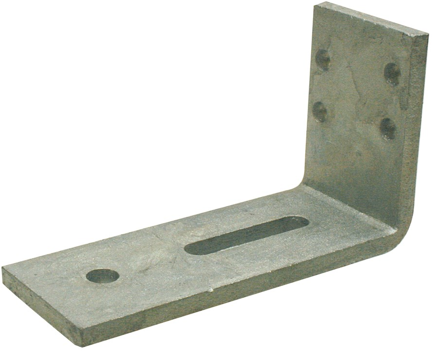 STARX Paalhouder 90x90 mm op plaat zwart kopen