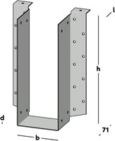 GB I-ligger met Lip 90x240x1,25mm Verzinkt-2