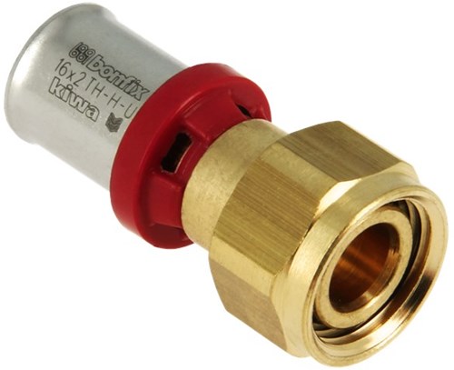 Bonfix Alu-pers 2-delige koppeling 3/4"x16mm