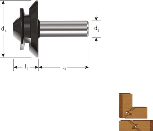 Rotec Hoekverlijmfrees 38,1x12,7mm 8mm Gold-Line-2