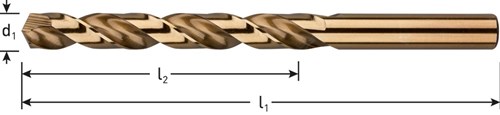 Rotec Metaalboor 4,1x75mm HSS-Co (10 Stuks)-2