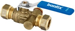 Bonfix Kogelkraan Zonder aftapgelegenheid 12x12mm