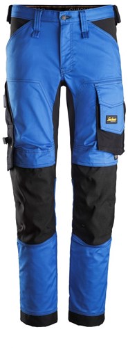 Snickers 6341 AllroundWork Stretch Werkbroek Blauw-Zwart 096