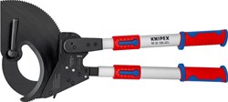 KNIPEX 95 32 100 - Kabelschaar met ratelprincipe en telescopische grepen
