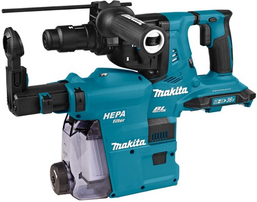 Makita DHR281ZWJ 2x18 V Combihamer Met Stofafzuiging (Basic in Mbox)