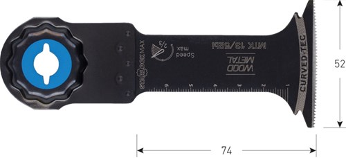 Rotec MTK 13/52bi, BIM invalzaagblad Hout/Metaal, Starlock-Max (1 Stuks)-2