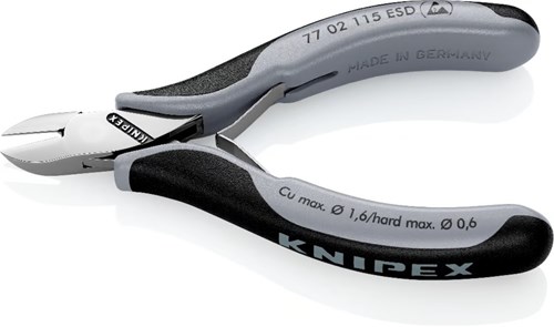 KNIPEX 77 02 115 ESD - Elektronica-zijkniptang ESD -2