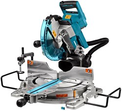 Makita DLS111ZU 2x18 V Radiaal afkortzaag 260mm Met AWS Zender (Basic in Doos)