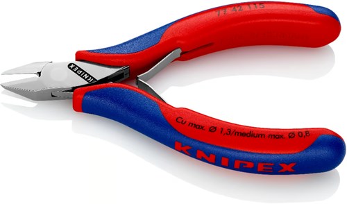 KNIPEX 7742-115mm - Elektronica-zijkniptang met doorgestoken scharnier-2