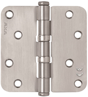 AXA 1533-25 89x89mm Kogellagerscharnier Ronde Hoek RVS