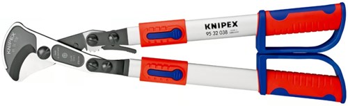 KNIPEX 95 32 038 - Kabelschaar met ratelprincipe en telescopische grepen