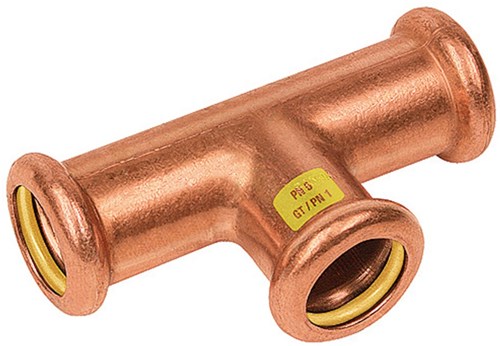 Bonfix Perskoppeling Koper Gas T-koppeling 42x28x42mm