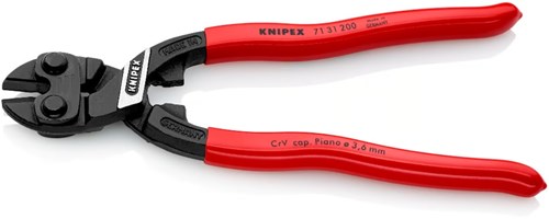 KNIPEX 7131-200mm - CoBolt Compacte Boutensnijtang-2