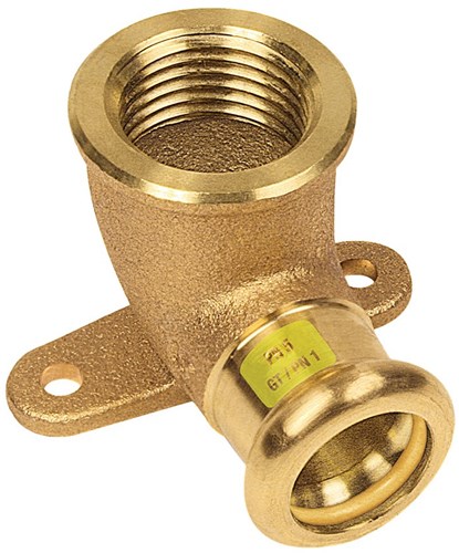 Bonfix Perskoppeling Koper Gas Muurplaat 1/2"x14mm