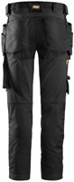 Snickers 6241 AllroundWork Stretch Werkbroek met Holsterpockets Zwart-Zwart 050-2