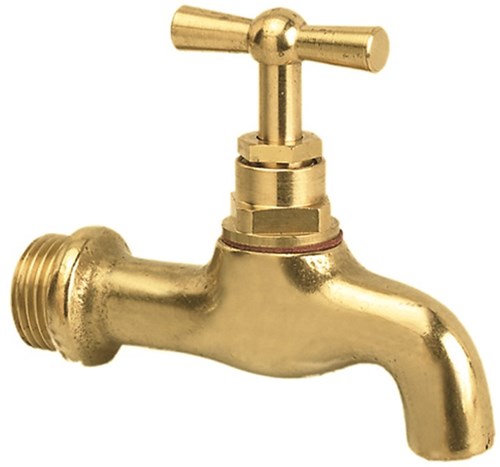 Bonfix tapkraan met gladde uitloop 1/2"