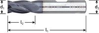 Rotec Vingerfrees 20x32mm VHM Gecoat Kort (1 Stuks)-2