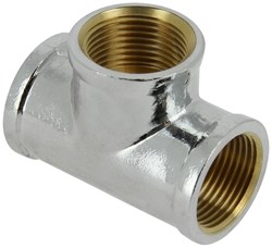 Bonfix Verchroomd T-stuk 3/8"