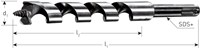 Rotec Slangenboor 10x250mm Gold Line SDS-Plus-2