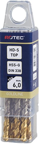 Rotec Metaalboor 4,2x75mm HSS-G TiN-Top (10 Stuks)-3