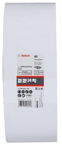 Bosch X440 Schuurband 100x610mm P80 (10 Stuks)-2