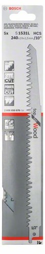 Bosch S1531L Reciprozaagblad Top For Wood (5 Stuks)-2