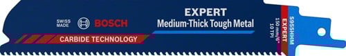 Bosch S955HHM Expert Reciprozaagblad Medium-Thick Tough Metal (1 Stuks)