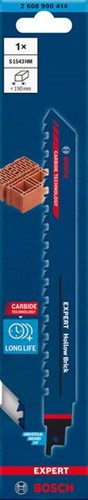 Bosch S1543HM Expert Reciprozaagblad Hollow Brick (1 Stuks)-2