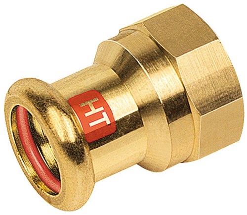 Bonfix Perskoppeling Koper Solar Schroefbus 1/2"x22mm