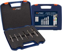 Rotec Vingerfrezenset 6-Delig 4, 5, 6, 8, 10 &12mm HSS-E Kort Weldon (1 Set)