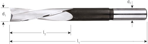 Rotec Langgatboor 12x150mm HSS-G Linksdraaiend-2