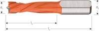 Rotec Drevelboor 7x70,5mm Linkssdraaiend Blind Versterkte Rug HM-2