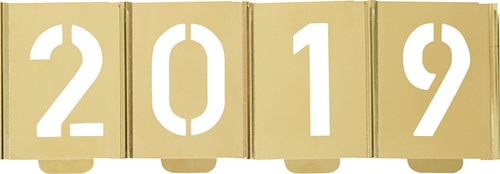 Kukko 327-020-Z Sjablonenset Cijfers 0-9 DIN 1451 Schrifthoogte 20mm