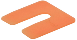 GB Uitvulplaatje 2x50x50mm Oranje Kunststof