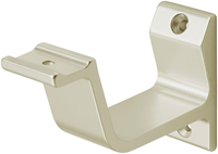 Hermeta 3550-02 Leuninghouder 76mm Vlak Aluminium F2
