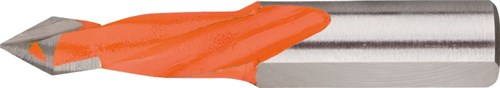 Rotec Drevelboor 8x57,5mm Linksdraaiend Doorlopend HM