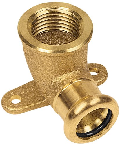 Bonfix Perskoppeling Koper Muurplaat 1/2"x14mm
