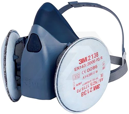 3M 2138 P3 Stoffilter Voor 6000 & 7000 Serie Maskers-2