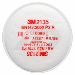 3M 2135 P3 Stoffilter Voor 6000 & 7000 Serie Maskers