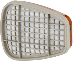 3M 6051 A1 Gas/Dampfilter Voor Maskers Met Bajonetkoppeling