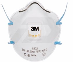 3M 8822 FFP2 Stofmasker Classic Met Uitademventiel