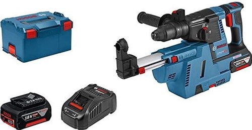 Bosch GBH 18V-26 F Accu Boorhamer Met GDE 18V-16 Stofafzuiger (2x5,5 Ah)