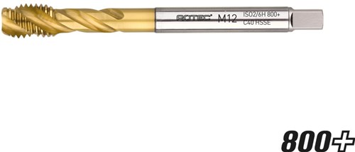 Rotec Machinetap M 3 DIN 376 HSS-E TiN-Gecoat (1 Stuks)